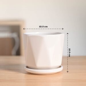 Ceramic flower pot | premium quality-Qty.01N, Size 05 inch,